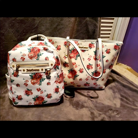 Juicy Couture Backpack, matching tote and wristlet main image 10